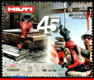 24-28 MEXICO 2024 HILTI IN MEXICO, 45Y, PRODUCTS FOR CONSTRUCTION, INDUSTRY, MNH - Picture 1 of 2