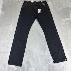 Levi's Premium Jeans 511 Men's Size 32x32 Slim Fit Selvedge Denim Black Stretch - Picture 1 of 12