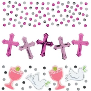 Communion Day Girl 3 Mix Confetti 1.2 oz Paper First Communion Girl Decorations - Picture 1 of 2