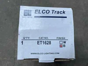 Elco ET1628 Garda 5"H Track Head for H-Track Systems, Black - Picture 1 of 6