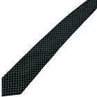 Mark Thomas Classic Necktie Green Geometric Business Casual Silk Mens Tie