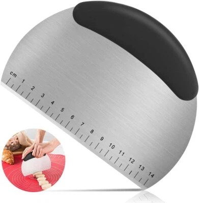 Dough Scraper and Bench Scraper - Pastry Cutter, Kitchen Tool for Baking - Image 1 of 4
