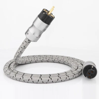 Krell CRYO-156 US EU AC Power Cable HiFi Audio Amplifier Power Cable Cord Lot - Image 1 of 4