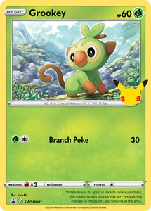 Grookey (SWSH001) (Jumbo Card) [First Partner Pack] - Picture 1 of 6
