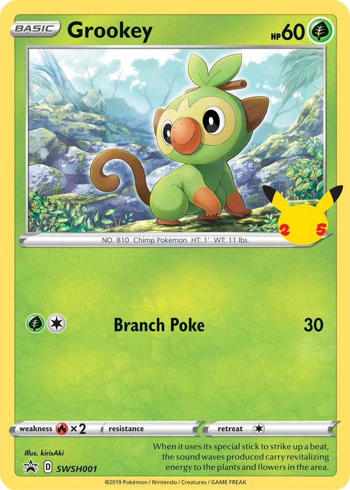Grookey (SWSH001) (Jumbo Card) [First Partner Pack] - Image 1 of 1