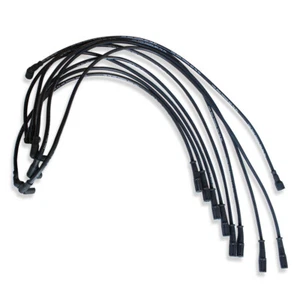 Juego de cables de bujía HEI de 9,5 mm para SBC BBC 350 383 400 454 90 a negro recto - Imagen 1 de 5