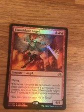 MTG - Shadows Over Innistrad - Flameblade Angel, Foil