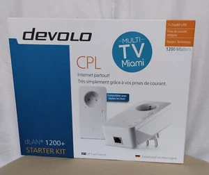 CPL DEVOLO 1200 DLAN, COMPATIBLE AVEC TOUTES LES BOX VOIR PHOTOS D'ÉCHANTILLONS - Photo 1/15