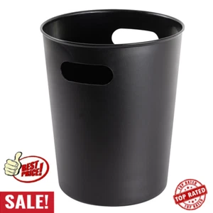 2.64 Gal Plastic Bathroom Wastebasket Trash Can Bedroom Office W/ 2 Handles Hot - Picture 1 of 7