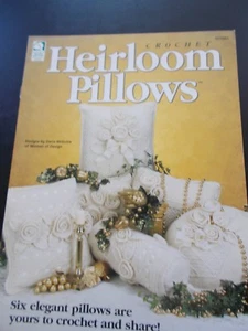 Heirloom Pillows Crochet Leaflet House of White Birches - 6 elegant pillows - Picture 1 of 4