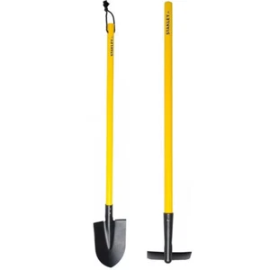 2PC Stanley JR Kids Gardening Hoe & Spade Set - Outdoor Toys Tools Plant Kit - Picture 1 of 10