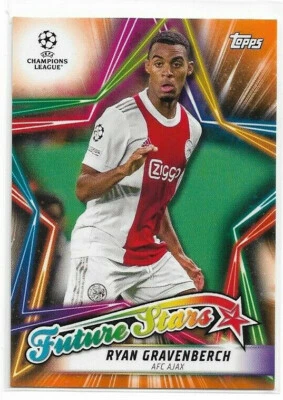2021-22 UEFA Champions League Ryan Gravenberch #FS-10 Future Stars Orange 2/25 - Image 1 of 2