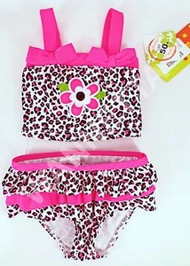 Penelope Mack Baby 12 M kleines Mädchen 2-teiliger Badeanzug NEU - Bild 1 von 6