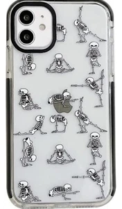 batoivai Funny Cute Yoga Skeleton Illustration Phone Case iPhone For 11 Pro - Photo 1 sur 1