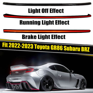Fit 22-23 Toyota GR86 Subaru BRZ Tail Lights Brake Light Dynamic Spoiler Light