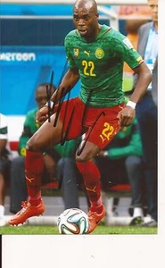 CAMEROON & WEST BROM * ALLAN NYOM SIGNED 6x4 ACTION PHOTO+COA - Picture 1 of 1