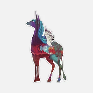 The Last Unicorn Sticker Vinyl Car Bumper Decal - Picture 1 of 4