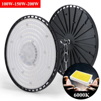 UFO LED Hallenbeleuchtung Hallenleuchte Hallenstrahler Industrielampe High Bay - Bild 1 von 4