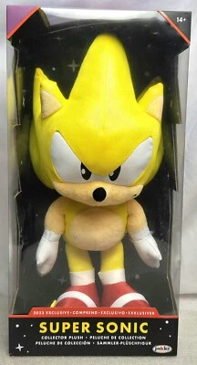 SUPER SONIC PLUSH 15" Sonic The Hedgehog Comic Con Exclusivo 2023 - Imagem 1 de 4