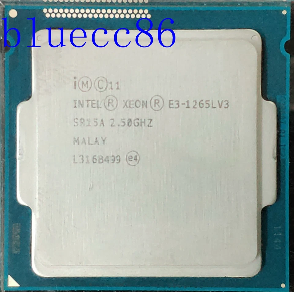 Intel Xeon E3-1265L V3 LGA1150 45W 22nm 2.5 GHz Quad-Core CPU Processor - Image 1 of 1