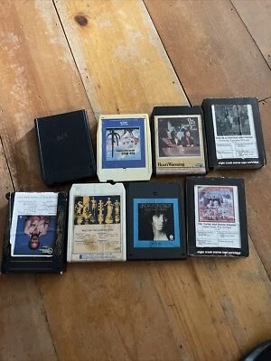 Lot of  8 Vintage Track Tape Cartridges And Eight Tracks Various Artists/tapes - Image 1 of 4