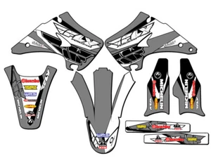 2003-2008 KX 125 13 FLY Grey Senge Graphics Kit Compatible with Kawasaki - Bild 1 von 10