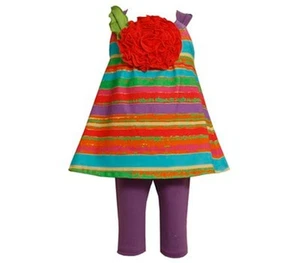 BONNIE JEANS NEU BUNT LEGGING SET KLEID PARTY, GEBURTSTAG, HOCHZEIT, FESTZUG - Bild 1 von 1