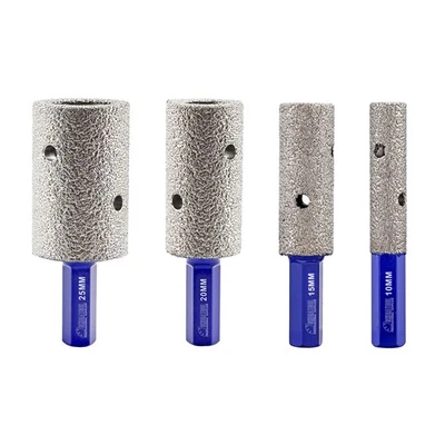 SHDIATOOL Diamant-Finger-Gebiss Ø10/15/20/25mm Fräsen Bit Schleifen für Keramik Fliesen