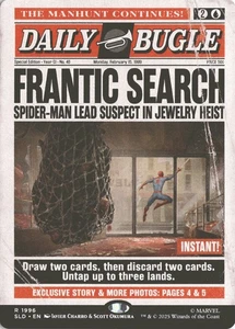 Magic The Gathering Frantic Search (1996) *Sin papel* Guarida secreta: Spider-Man MT/Casi nuevo envío gratuito - Imagen 1 de 2
