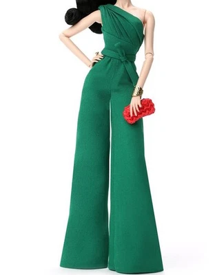 Integrity toys fashion royalty riviera drama agnes green jumpsuit only - Image 1 of 4