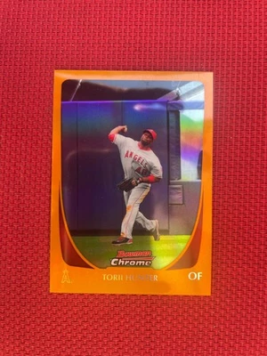 2011 Bowman Chrome #45 Torii Hunter orange Refractor 10 OF 25 - Image 1 of 4