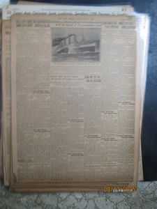 Newspaper History 815-28 HAMBURG AMERICAN LINE NEW SHIP VICTORIA LUISE 1912 - Picture 1 of 1
