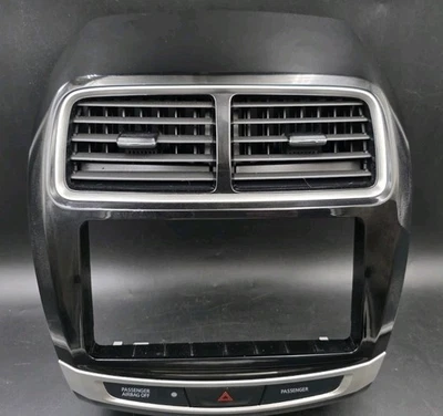 OEM 2014 2015 MITSUBISHI OUTLANDER SPORT CENTER DASH RADIO TRIM BEZEL VENTS  - Image 1 of 4
