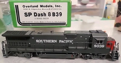 Overland Models HO Scale BRASS SP Dash 8 B39 Southern Pacific 8039 OMI-5134 - Image 1 of 4