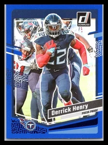 2023 Panini Donruss - Derrick Henry #284 Press Proof Blue - Bild 1 von 2