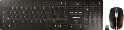 Cherry DW 9000 Slim Set Tastatur Maus QWERTY Bluetooth USB Funk leise Akku PC - Bild 1 von 4