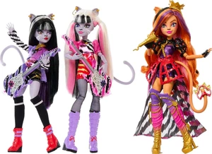 Monster High Hissfits 3er Pack: Purrsephone, Meowlody & Toralei Puppen - Bild 1 von 12