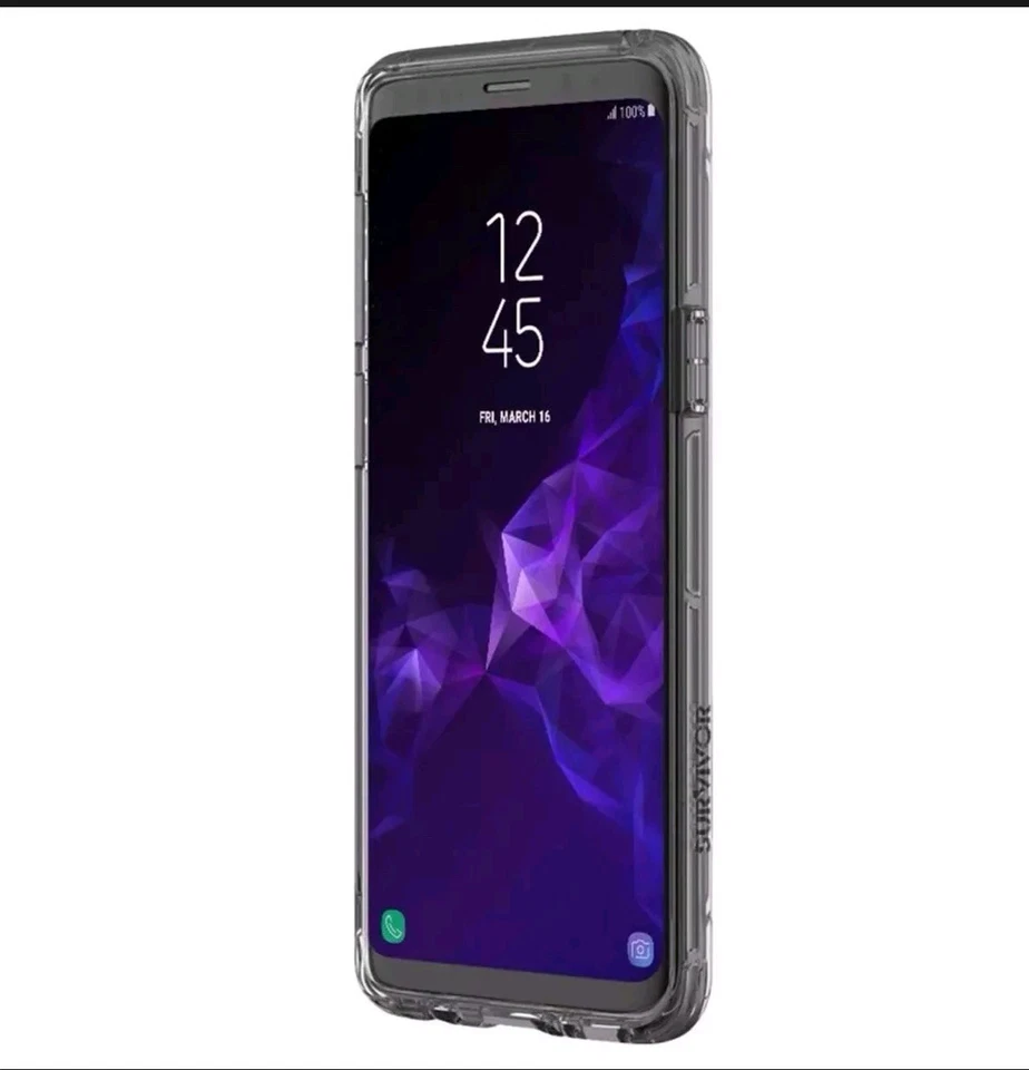 Funda trasera delgada resistente transparente Griffin Survivor para Samsung Galaxy S9 - Transparente Foto 1 de 4