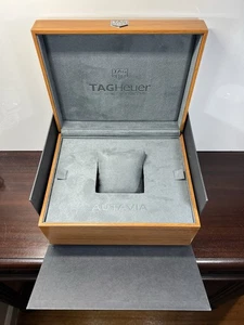 TAG Heuer Autavia Empty Luxury Wooden Watch Display Box Completed with Outer Box - Picture 1 of 9