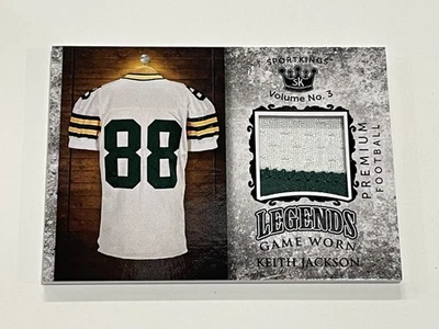 2022 Sportkings Volume 3 Premium Black Relic - Keith Jackson - Packers - Image 1 of 2