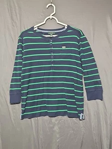 Lauren Jeans Co. Ralph Blue Striped Long-Sleeve Cotton Sweater Size XL  - Picture 1 of 6