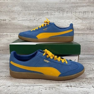 Puma Madrid SD Trainers Royal Blue Yellow Gum  - Men’s Size 12 UK (EUR 47) - Picture 1 of 11