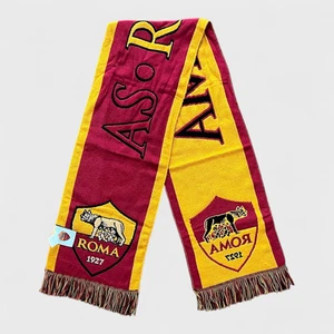 AS Roma Red & Yellow Soccer Football Supporter Scarf - Picture 1 of 2