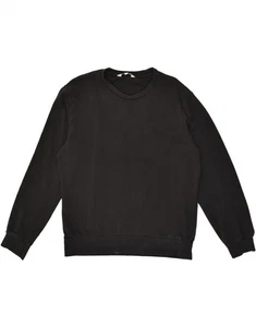 KANGAROO POO Womens Sweatshirt Jumper UK 14 Medium Black Cotton BJ05 - Picture 1 of 3