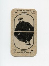 #TN01642 RUBE WADDELL Unissued ZeeBall Baseball Game Card