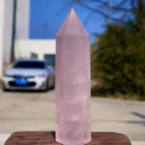 Esemplare di obelisco in cristallo in polvere naturale 67G con energia curativa - Foto 1 di 18