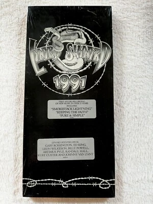 LYNYRD SKYNYRD SEALED LONGBOX CD 1991 PROMO HYPE STICKER  PURE SIMPLE SMOKESTACK Foto 1 de 4