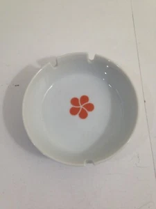 vtg 60s 70s Orange flower Ashtray Made in Japan groovy mcm retro hippie kitsch - Picture 1 of 6