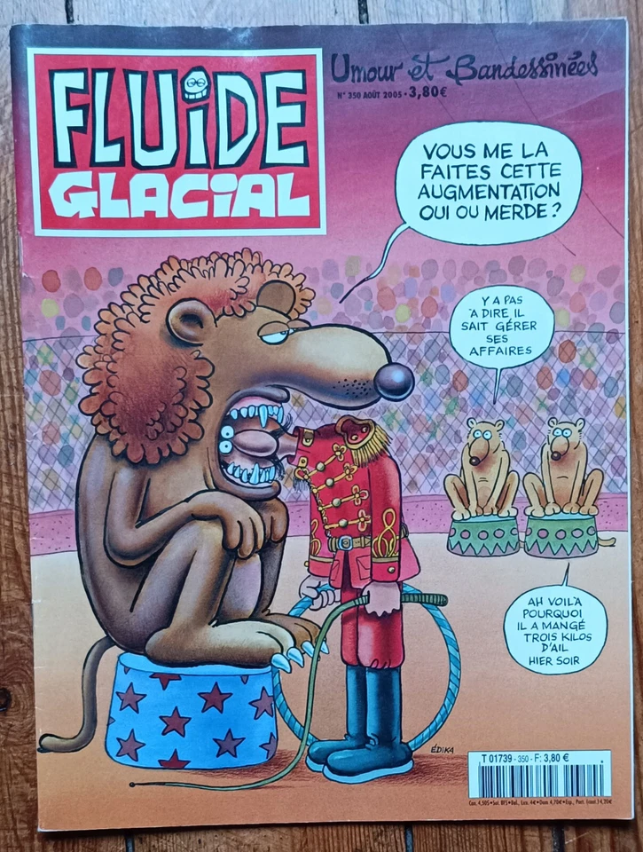 fluide glacial magazine n°350 août 2005 - Photo 1/1