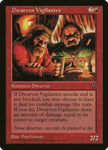 4 Dwarven Vigilantes 4x x4 - LP - Visions - SPARROW MAGIC - Imagen 1 de 1